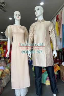 Áo Dài Cặp Nam Nữ 002 Áo Dài Cặp Nam Nữ 002