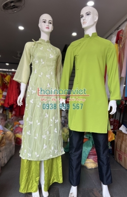 Áo Dài Cặp Nam Nữ 005 Áo Dài Cặp Nam Nữ 005