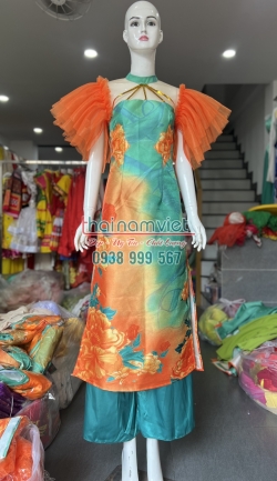 Áo Dài Gấm Nữ 001