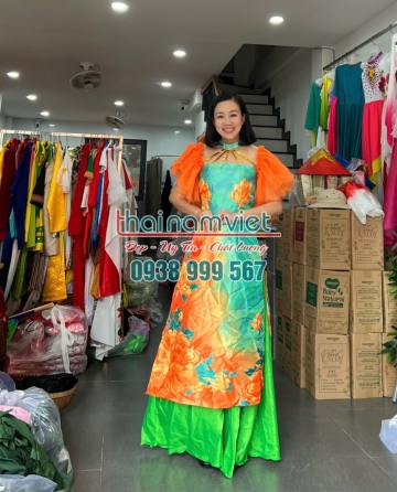 Áo Dài Gấm Nữ 001