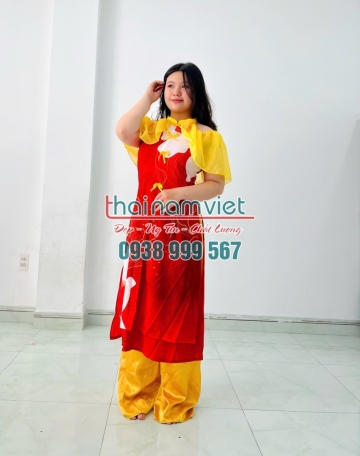 Áo Dài Lụa In 3d 020 Áo Dài Lụa In 3d 020