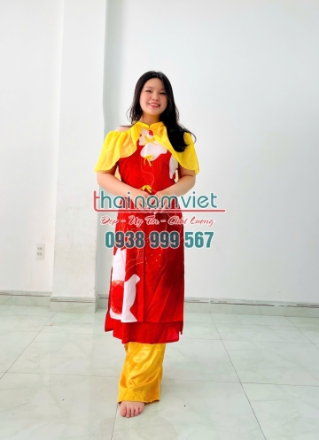 Áo Dài Lụa In 3d 020 Áo Dài Lụa In 3d 020