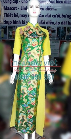 Áo Dài Nữ Gấm 002