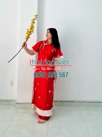 Áo Dài Nữ Hoa Thêu 002