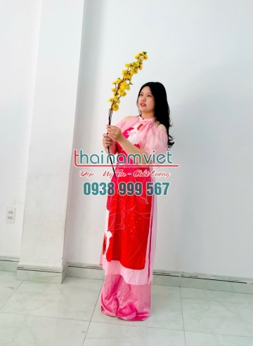 Áo Dài Nữ In 3D 021 Áo Dài Nữ In 3D 021