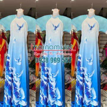 Áo Dài Nữ In 3D 022 Áo Dài Nữ In 3D 022