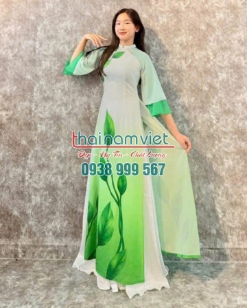 Áo Dài Nữ In 3D 024 Áo Dài Nữ In 3D 024