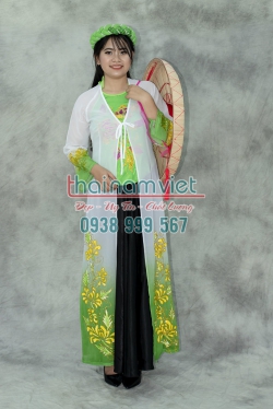 Áo Tứ Thân Vẽ 004