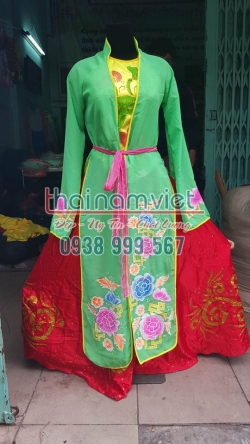 Áo Tứ Thân Vẽ 005 Áo Tứ Thân Vẽ 005