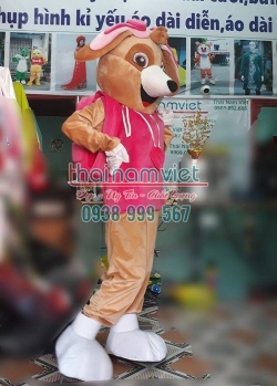 Mascot Chó Hồng Sype