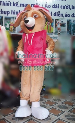 Mascot Chó Hồng Sype