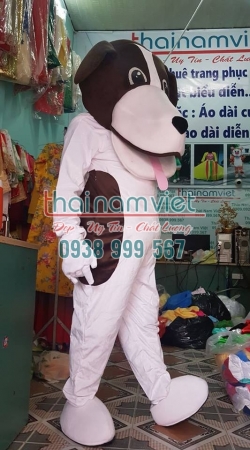 Mascot Chó Trắng