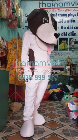 Mascot Chó Trắng