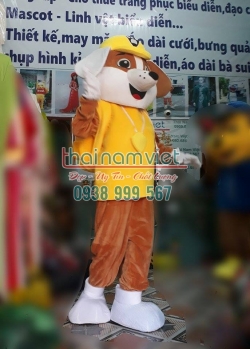 Mascot Chó Vàng Rubble
