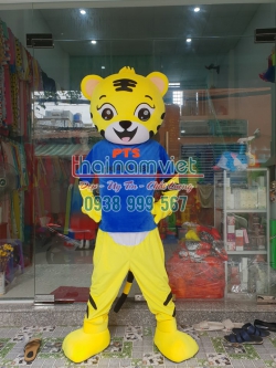 Mascot Cọp Áo Xanh
