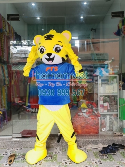 Mascot Cọp Áo Xanh