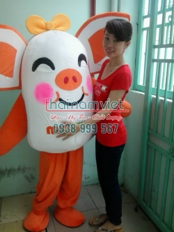 Mascot Heo Quảng Cáo
