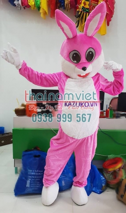 Mascot Thỏ Quảng Cáo 001