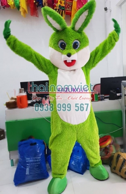 Mascot Thỏ Quảng Cáo 002