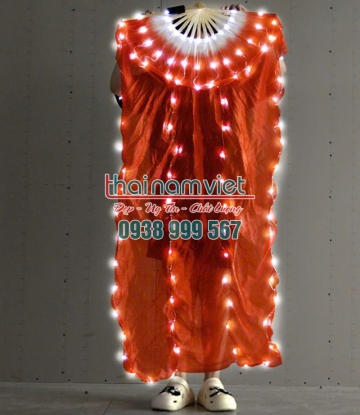 Quạt Lụa Dài Đèn Led