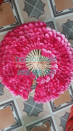 Quạt Xòe Cánh Mẫu Đơn 001