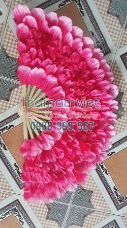Quạt Xòe Cánh Mẫu Đơn 001