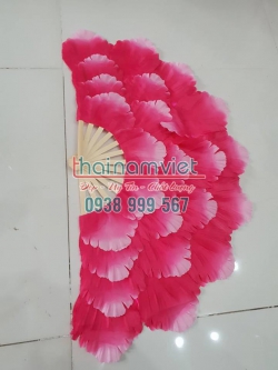 Quạt Xòe Cánh Mẫu Đơn 002 Quạt Xòe Cánh Mẫu Đơn 002