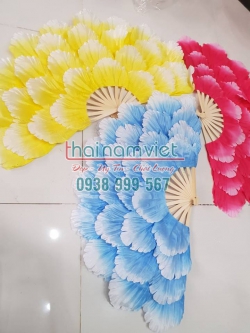 Quạt Xòe Cánh Mẫu Đơn 004 Quạt Xòe Cánh Mẫu Đơn 004