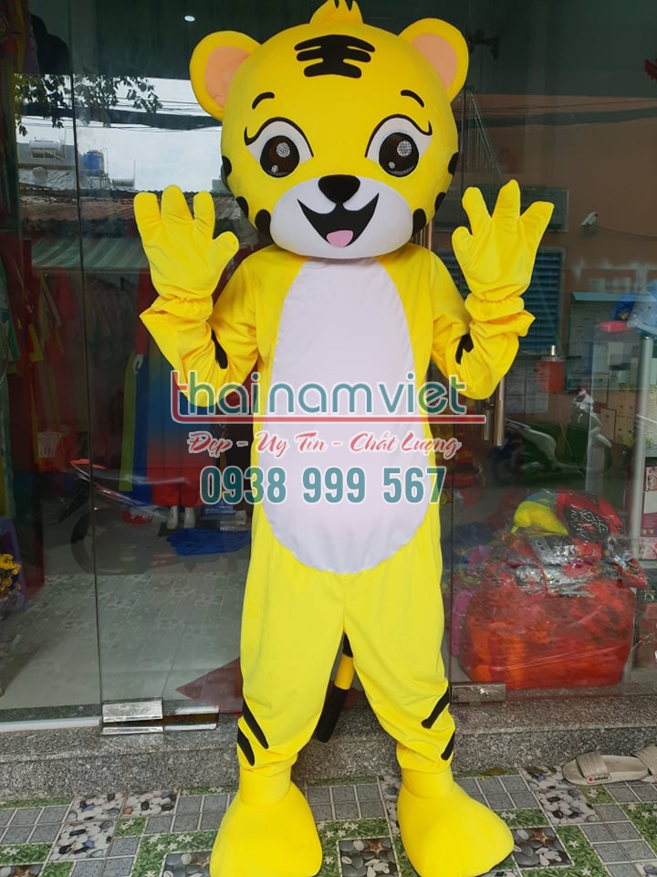 Mascot Cọp Vàng