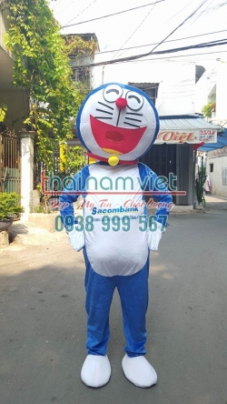 Mascot Doremon Sacombank