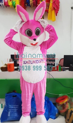 Mascot Thỏ Quảng Cáo 001